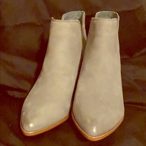 FRYE Grey Leather booties